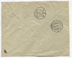 Flug von Genf-Zürich, SLHB EF 23.1SpF, Brief nach Huttwil, ...