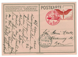 Kleines Lot von drei Postkarten der Schweizerfahrte durch die PTT ...