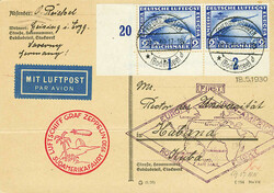 Philasearch Com Stamps German Empire Zeppelin Pair