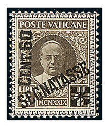 1931, 60 C. auf 2 L. sepia und 1.10 L. auf 2.50 L. orangerot, 2 ...