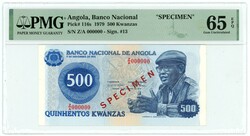 110.550.50: Banknotes – Africa - Angola