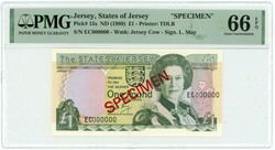 110.210: Banknotes - Jersey