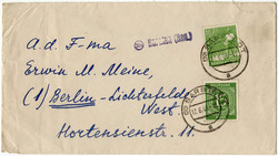 1291: Gebühr bezahlt, Belege 45-48, Notmaßnahmen