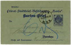 140: Deutsches Reich Stadtpost - Ganzsachen