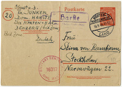 1291: Gebühr bezahlt, Belege 45-48, Notmaßnahmen