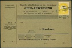 140: Deutsches Reich Stadtpost - Dienstmarken