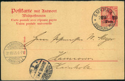 160: Deutsche Auslandspost Türkei - Ganzsachen
