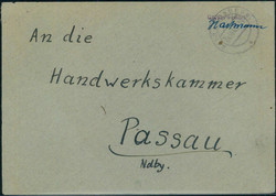 1291: Gebühr bezahlt, Belege 45-48, Notmaßnahmen