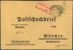 1291: Gebühr bezahlt, Belege 45-48, Notmaßnahmen