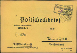 1291: Gebühr bezahlt, Belege 45-48, Notmaßnahmen