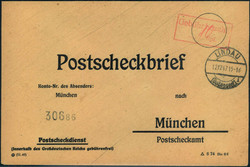 1291: Gebühr bezahlt, Belege 45-48, Notmaßnahmen