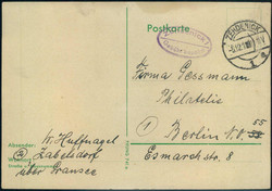 1291: Gebühr bezahlt, Belege 45-48, Notmaßnahmen