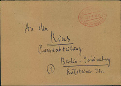 1291: Gebühr bezahlt, Belege 45-48, Notmaßnahmen