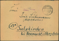 1291: Gebühr bezahlt, Belege 45-48, Notmaßnahmen