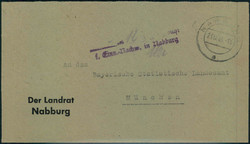 1291: Gebühr bezahlt, Belege 45-48, Notmaßnahmen