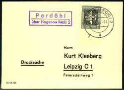 112820: Deutschland Ost, Plz Gebiet O-28, 282 Hagenow