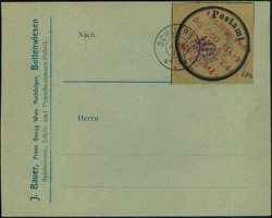 725: Deutsche Lokalausgabe 1918-23