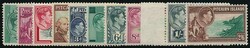 PITCAIRN ISLANDS 1940-51 KGVI definitive. Complete set of ten values. ...