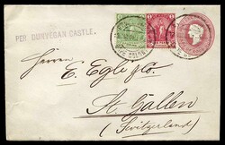 Postal History / Anglo-Boer War period 1901 (13th March), QV 1d ...