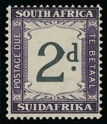 1971 ½c decimal definitive, 'RSA' tete-beche wmk., Harrison paper ...