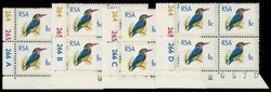 1970 ½c decimal definitive, 'RSA' tete-beche wmk., Harrison paper ...
