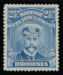 2½d, perf. 15, (brighter) blue. Very fine mint. SG 208 group item ...
