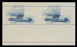 KUT 1938 3/- KGVI definitive. Plate proof impressions of the vignette ...