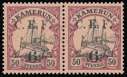 CAMEROON 1915 'C.E.F.' overprint on German Cameroon, 6d on 50pf black ...