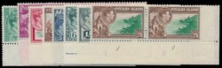 PITCAIRN ISLANDS 1940 KGVI definitive. Original set of eight values, ...