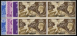1948 KGVI Olympic Games. Set of four values blocks of four. Superb ...