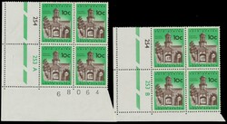 1970 10c decimal definitive, 'RSA' tete-beche wmk., Harrison paper ...