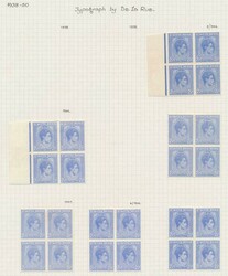 ST. KITTS-NEVIS 1943-50 KGVI 2½d bright ultramarine definitive. ...