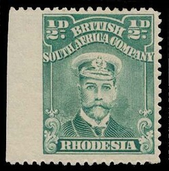 ½d, perf. 14, dull yellowish green group. Imperforate to left margin ...