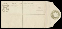 Registered Postal Stationery Envelope 1899 (January), 4d registered ...