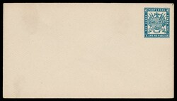 Forgery of the P. Davis & Son 6d blue Postal Stationery Envelope. ...