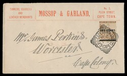 Postal History 1893 (14th July), advertising envelope addressed to ...
