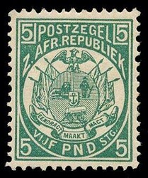Reprint 1892 ‘Vurtheim’ £5 blue-green. Thinned, otherwise fine ...