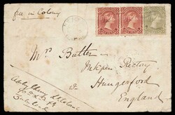 ZULU WAR 1879 (26th May), officers’ 6d rate envelope addressed to ...