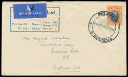 1937 24th July, advertising envelope (‘New Selborne Hotel’), ...