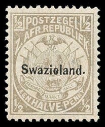 1894 'OFFICIAL GOVERNMENT REPRINTS'. ZAR ½d grey (perf 12½ x 12½) ...