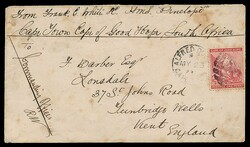 Postal History 1894 (23rd May), Seaman’s 1d Concessionary Letter ...
