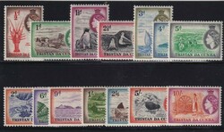 1/2d chocolate and red to 10sh red violet & orange Queen Elizabeth II ...