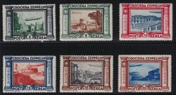 3l black & green to 2l orange-brown & blue Graf Zeppelin set, bright ...