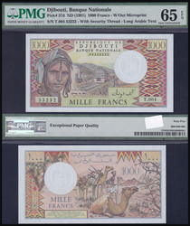 110.550.100: Banknoten - Afrika - Dschibuti