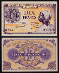 110.550.117: Banknoten - Afrika - Französisch Westafrika