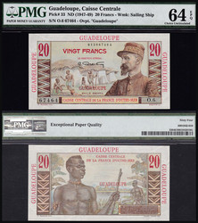 110.560.125: Banknoten - Amerika - Guadeloupe