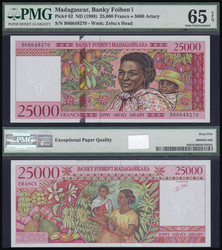 110.550.220: Billets - Afrique - Madagascar