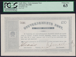 110.550.390: Banknoten - Afrika - Südafrika