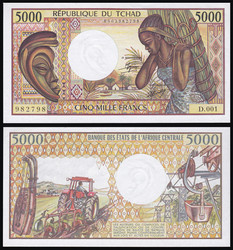 110.550.440: Banknotes – Africa - Chad