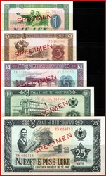 110.10: Banknoten - Albanien